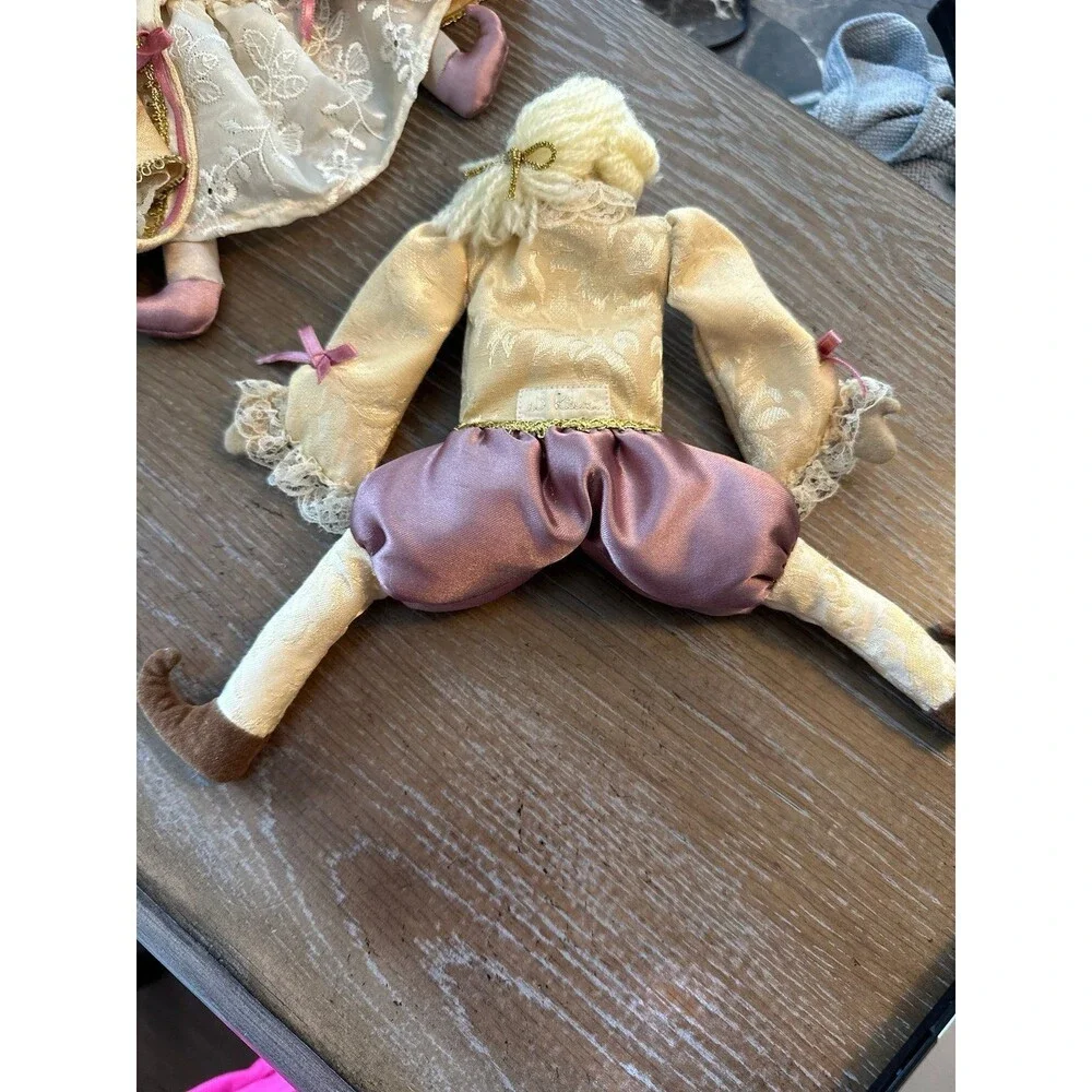 Wayne Kelsi Monkey Porcelain Face Victorian Man and Woman Doll